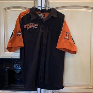 Authentic Harley Davidson Short Sleeve Button up